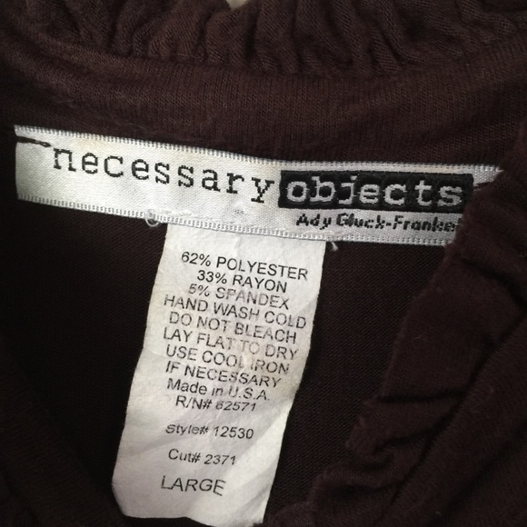 Brown Button Down - Picture 2 of 4